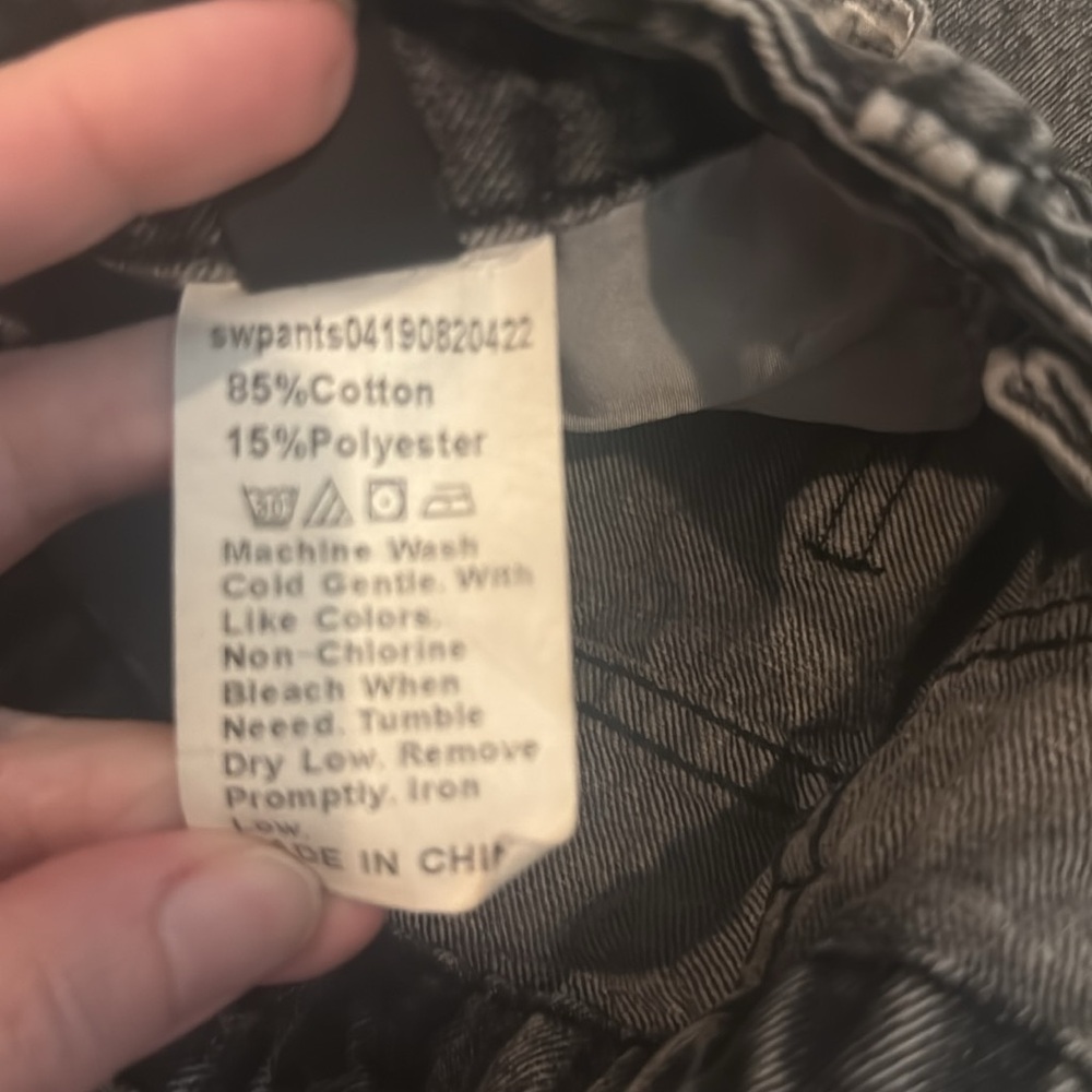 SHEIN Gray Black High Rise Waist Mom Denim Jeans Women’s Size Small - Picture 9 of 9